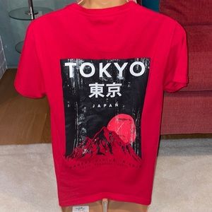 🇯🇵NWOT Bushwick Supply New York: Tokyo Japan short sleeve shirt